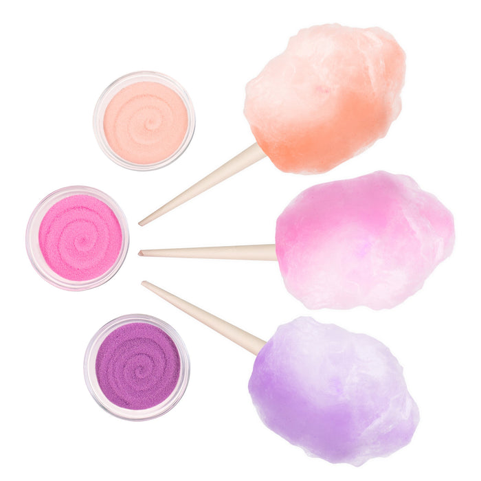 Cotton Candy Flossing Sugar - Grape, Pink Bubble Gum, Orange - 3 Pack