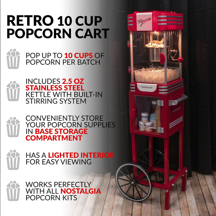 Vintage 2.5-Ounce Popcorn Cart