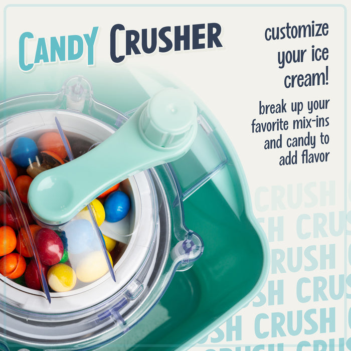 Electric Ice Cream Maker with Candy Crusher