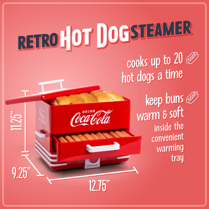 Coca-Cola® Large Hot Dog Steamer