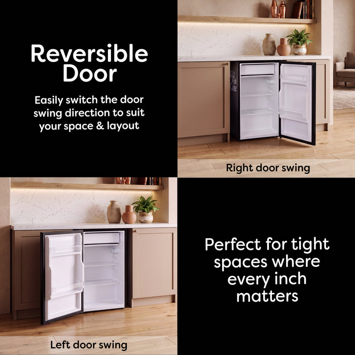Coke 3.2 Cu. Ft. Refrigerator With Freezer and Bottle Opener