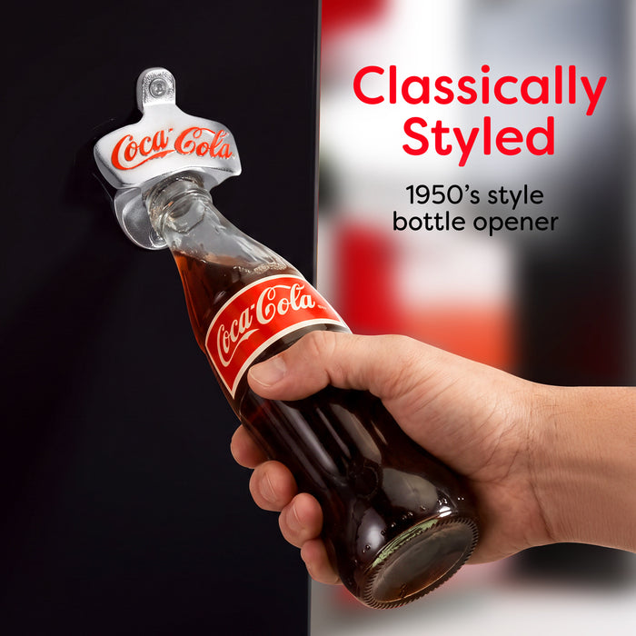 Coke 3.2 Cu. Ft. Refrigerator With Freezer and Bottle Opener