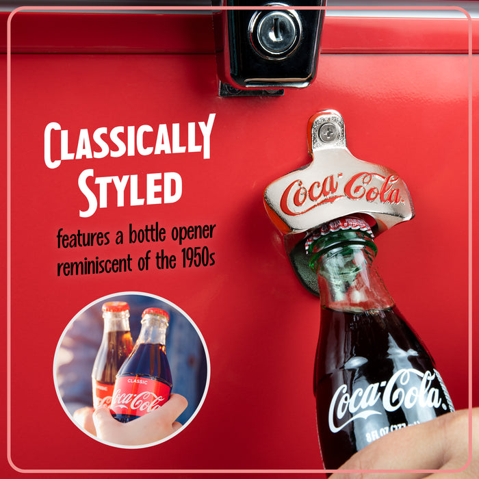 Coca-Cola 3.5 Cu.Ft. Refrigerator & Chest Freezer, Red