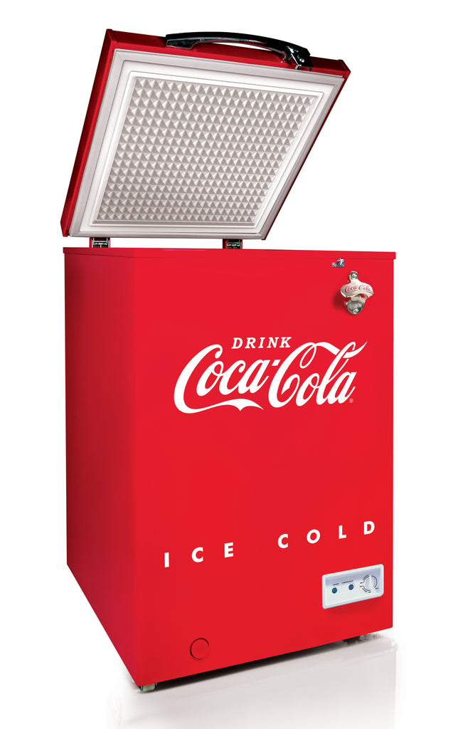 Coca-Cola Refrigerator Chest Freezer, Red