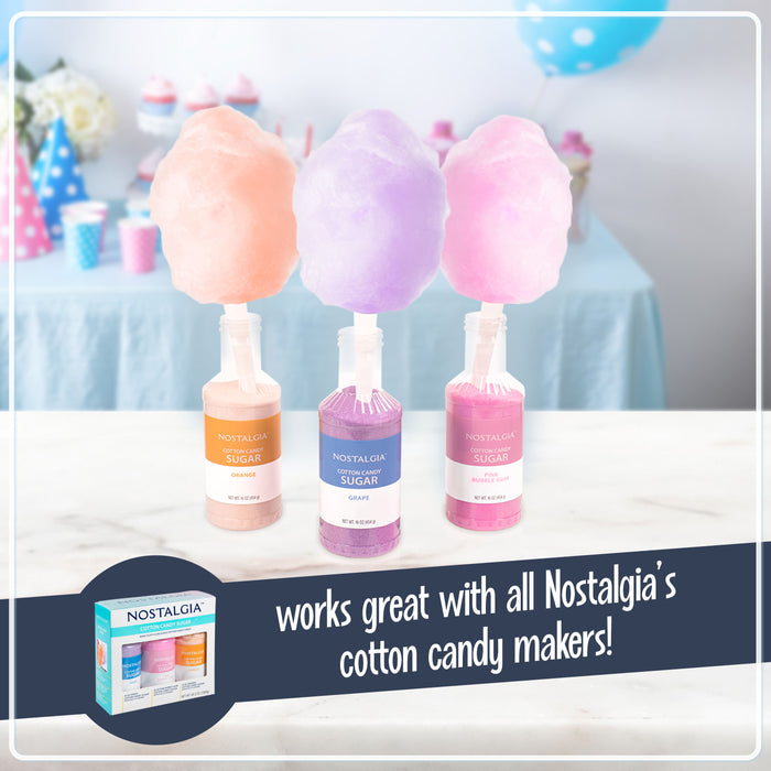 Classic Retro Hard & Sugar-Free Candy Cotton Candy Maker, Aqua