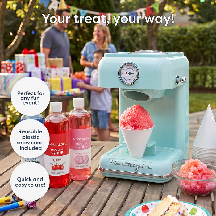Classic Retro Single Countertop Snow Cone Maker