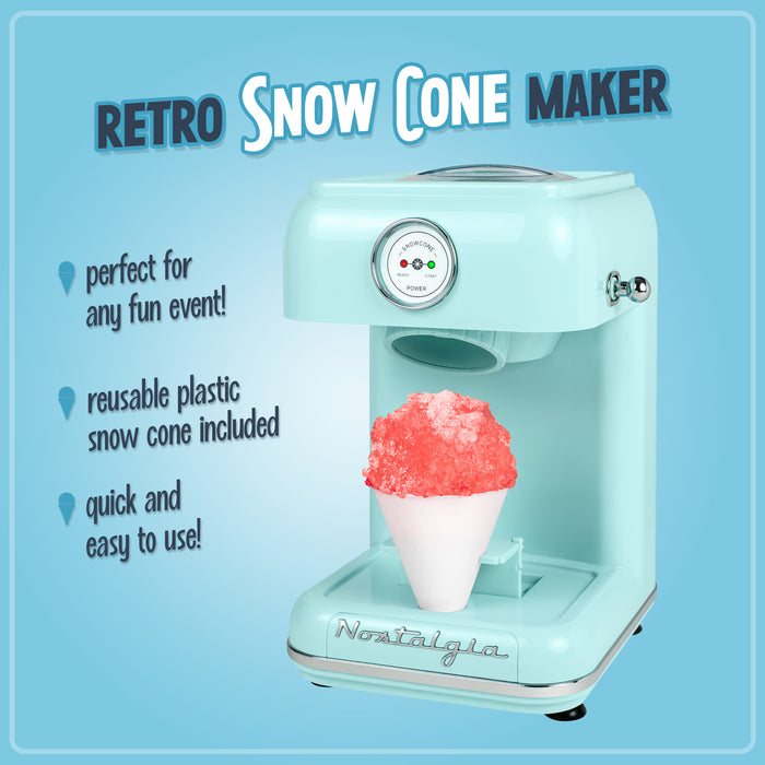 Classic Retro Single Countertop Snow Cone Maker