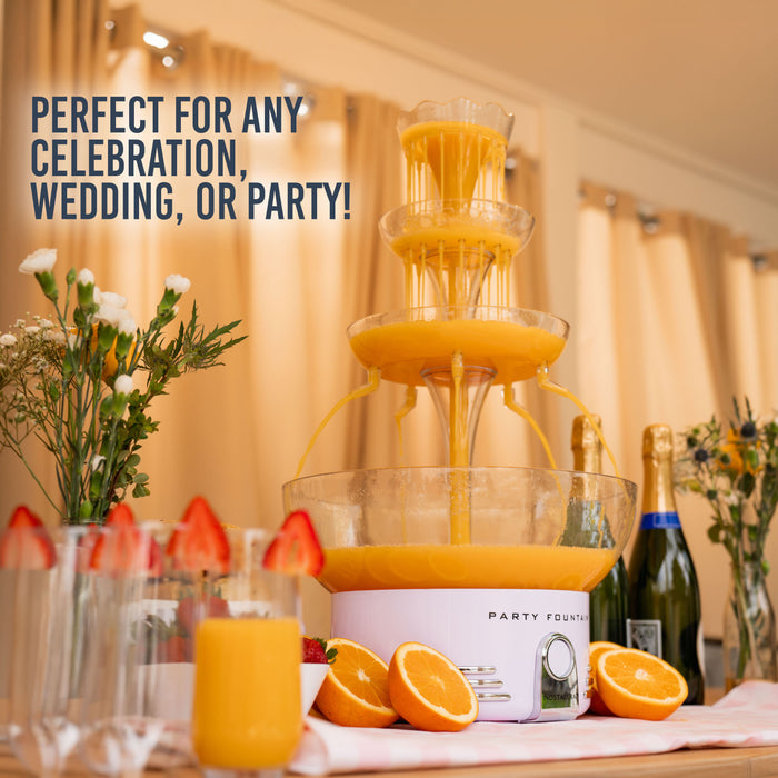 Retro 3-Tier Lighted Party Fountain