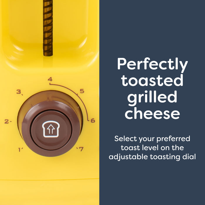 Deluxe Grilled Cheese Sandwich Toaster with Toasting Baskets with Extra Wide Slots