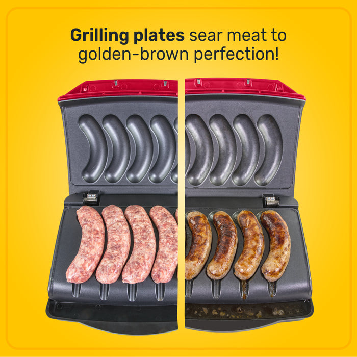  Johnsonville Sizzling Sausage Electric Indoor Grill: Home &  Kitchen