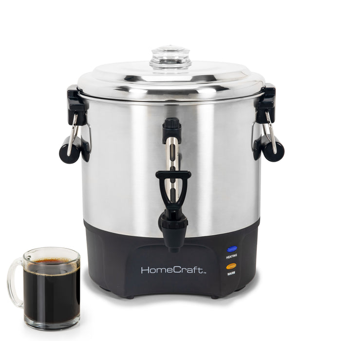 HomeCraft 40 Cup Stainless Steel Coffee Urn