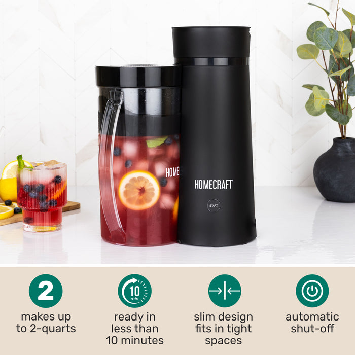 HomeCraft 2-Quart Iced Tea Maker