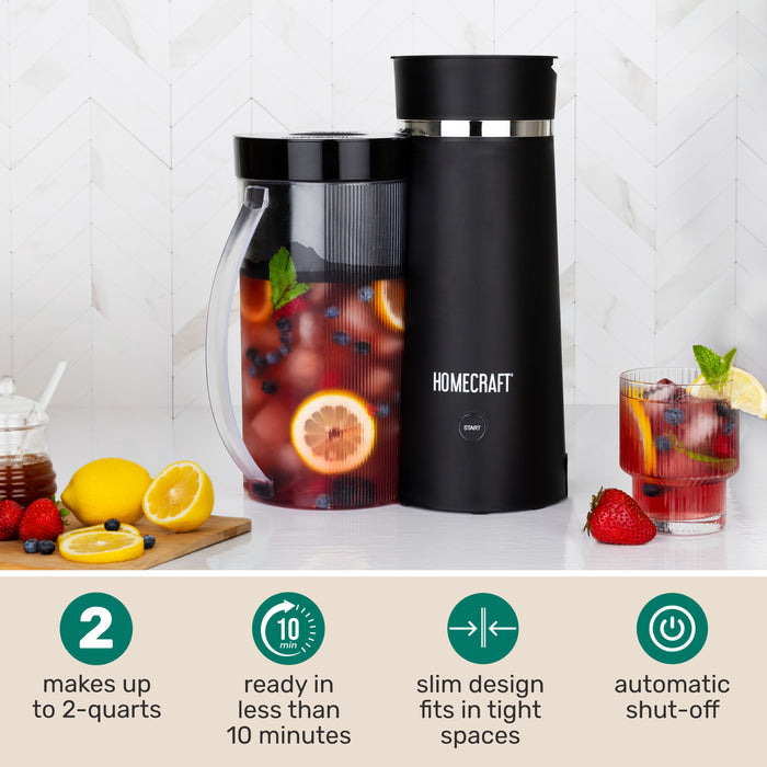 HomeCraft 2-Quart Iced Tea Maker