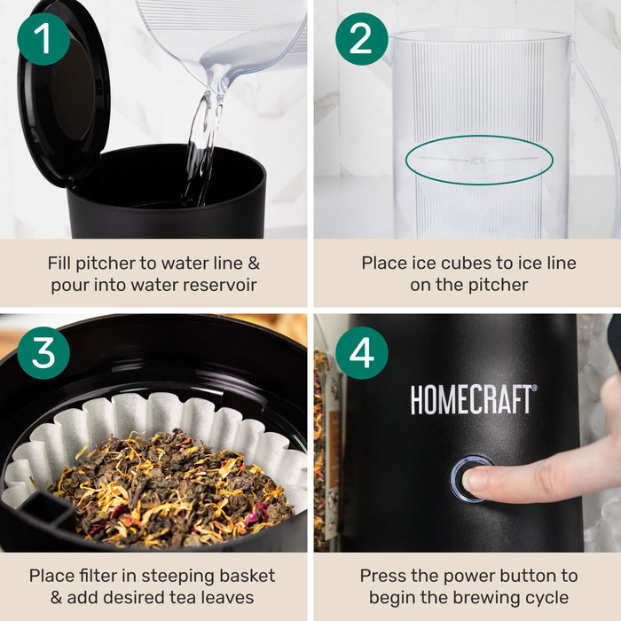 HomeCraft 2-Quart Iced Tea Maker