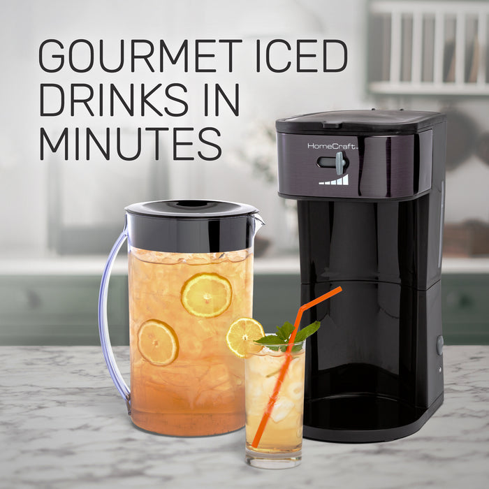 HomeCraft 3-Quart Ice Iced Coffee and Tea Brewing System — Nostalgia ...