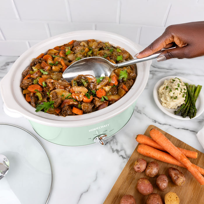Homecraft 6 Qt Oval Slow Cooker