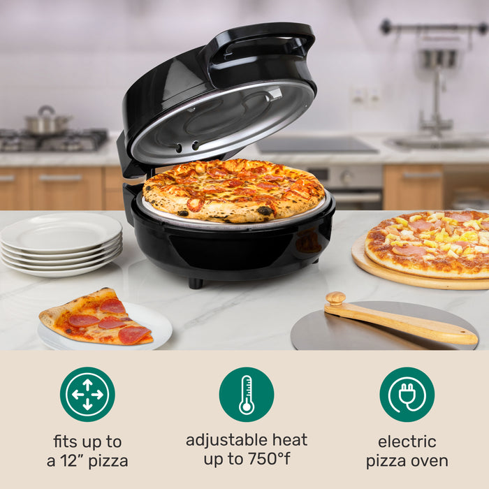 HomeCraft 12" Stone Baked Pizza Maker