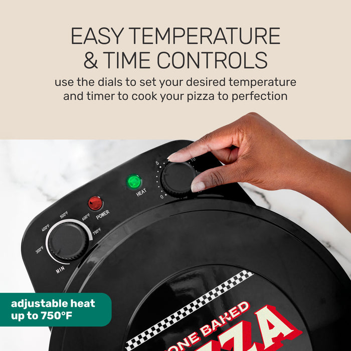 HomeCraft 12" Stone Baked Pizza Maker