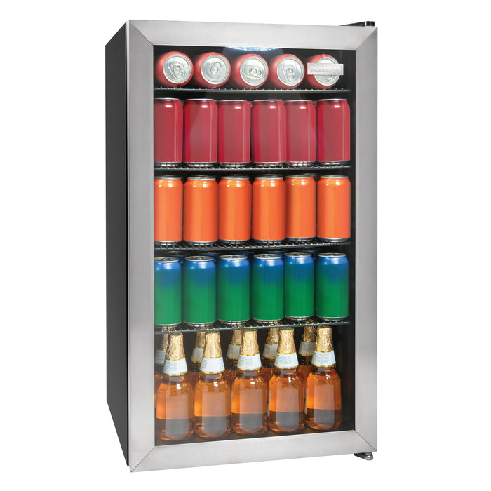 Igloo 3.5 Cu. Ft. Stainless-Steel Beverage Cooler