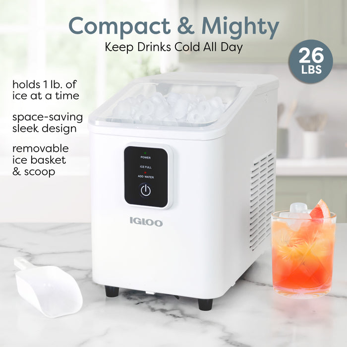 Igloo 26-lb. Self-Cleaning Countertop Ice Maker