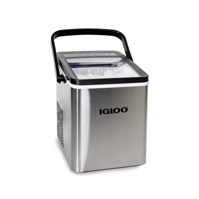 Igloo 26-Pound Automatic Self-Cleaning Portable Countertop Ice Maker Machine With Handle