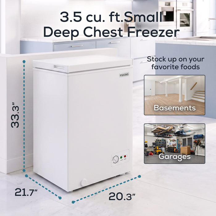 Igloo 3.5 Cu. Ft. Chest Freezer