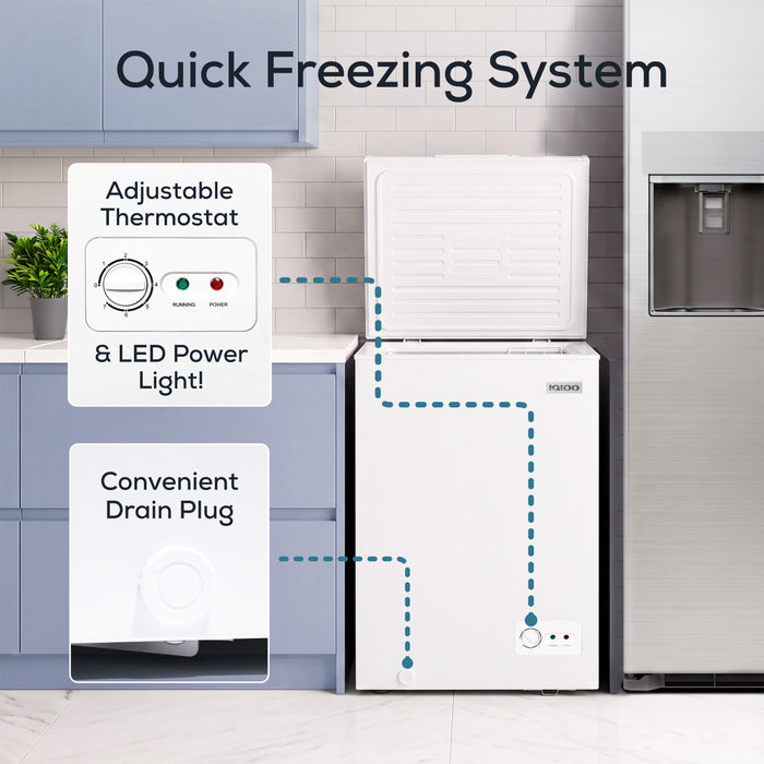 Igloo 3.5 Cu. Ft. Chest Freezer