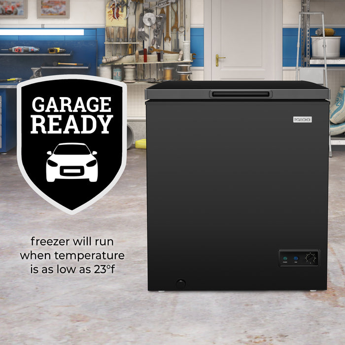 Igloo 5.0 cu. ft. Upright Chest Freezer With Removable Basket
