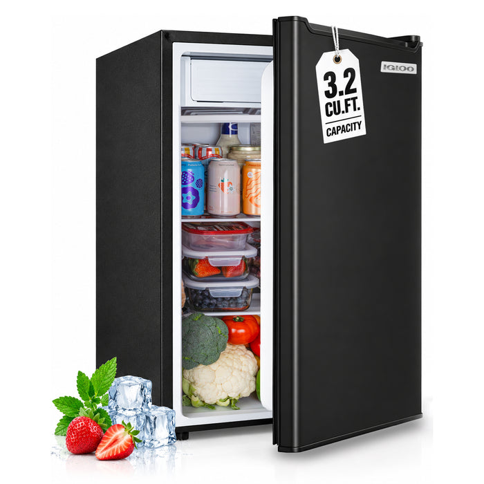 Igloo 3.2 Cu. Ft. Refrigerator w/ Freezer