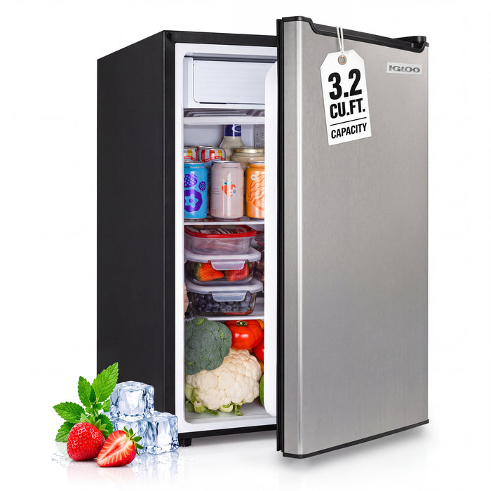 Igloo 3.2 Cu. Ft. Refrigerator w/ Freezer