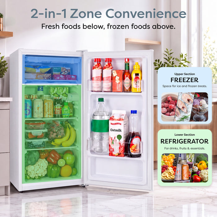 Igloo 3.2 Cu. Ft. Refrigerator w/ Freezer