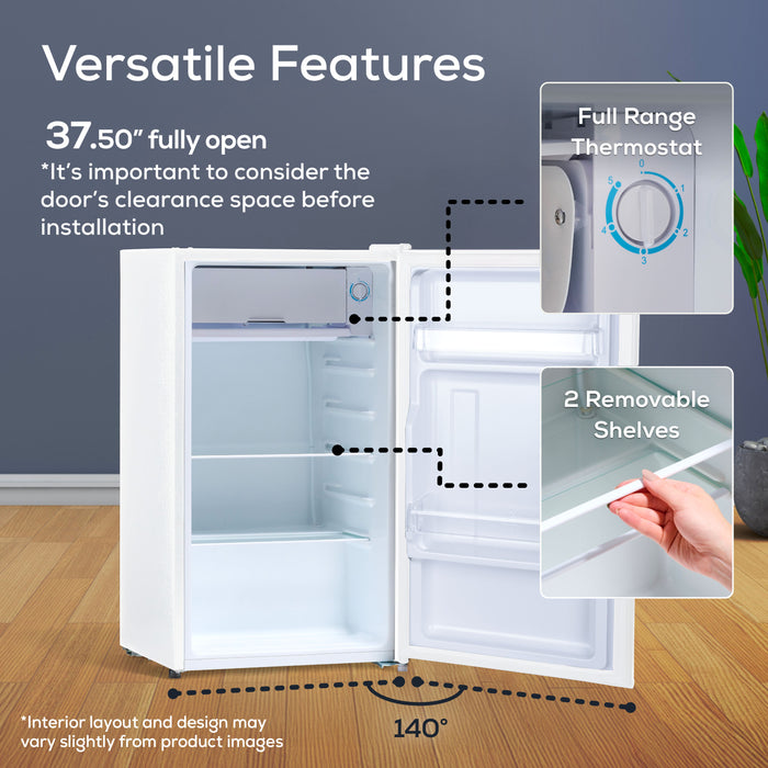Igloo 3.2 Cu. Ft. Refrigerator w/ Freezer