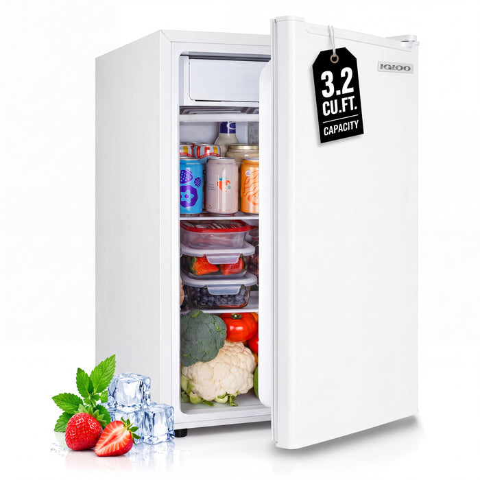 Igloo 3.2 Cu. Ft. Refrigerator w/ Freezer