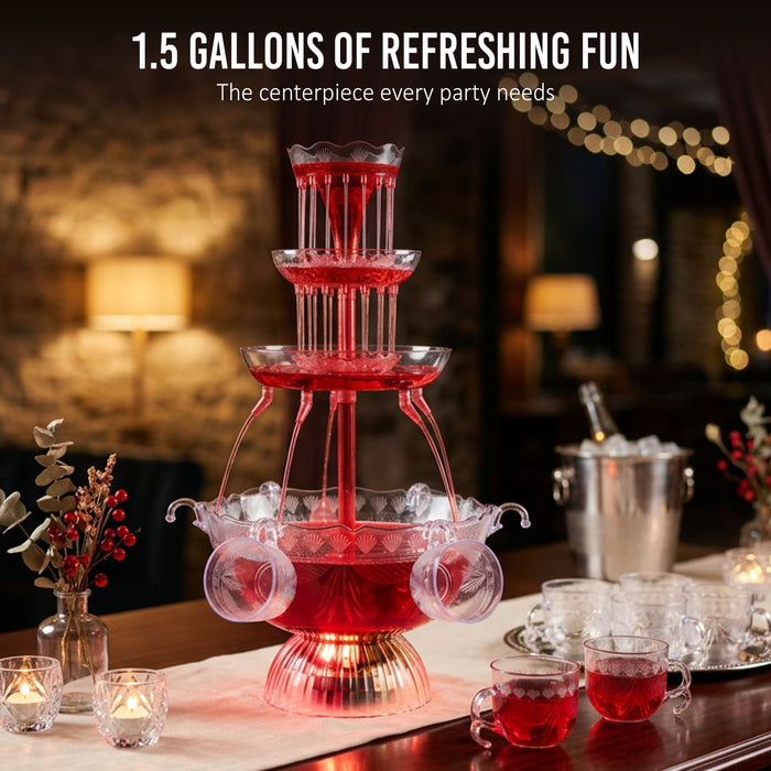 3-Tier Lighted Party Fountain