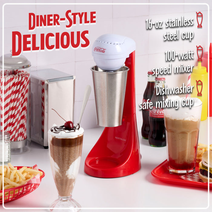 Coca-Cola® Limited Edition 2-Speed Milkshake Maker — Nostalgia Products