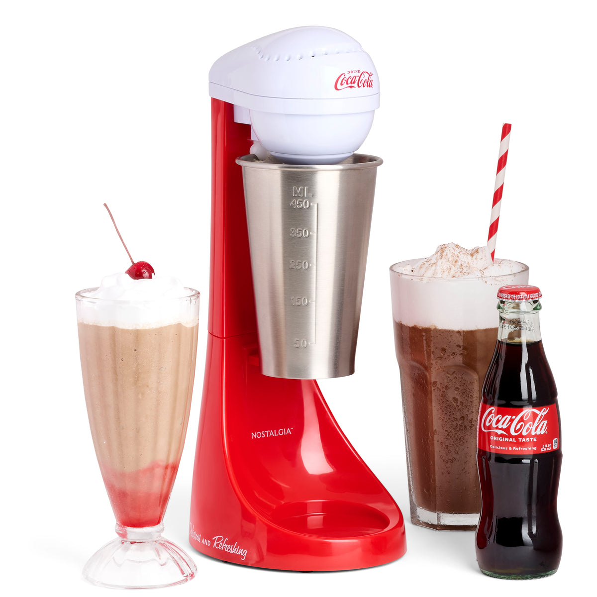 Coca-Cola® Limited Edition 2-Speed Milkshake Maker — Nostalgia