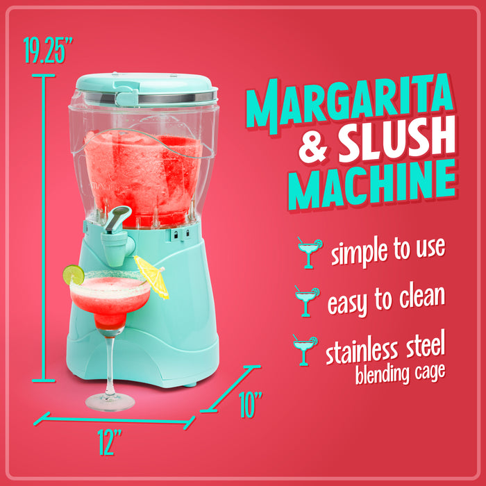 Nostalgia 1 Gallon Margarita & Slush Machine, Aqua