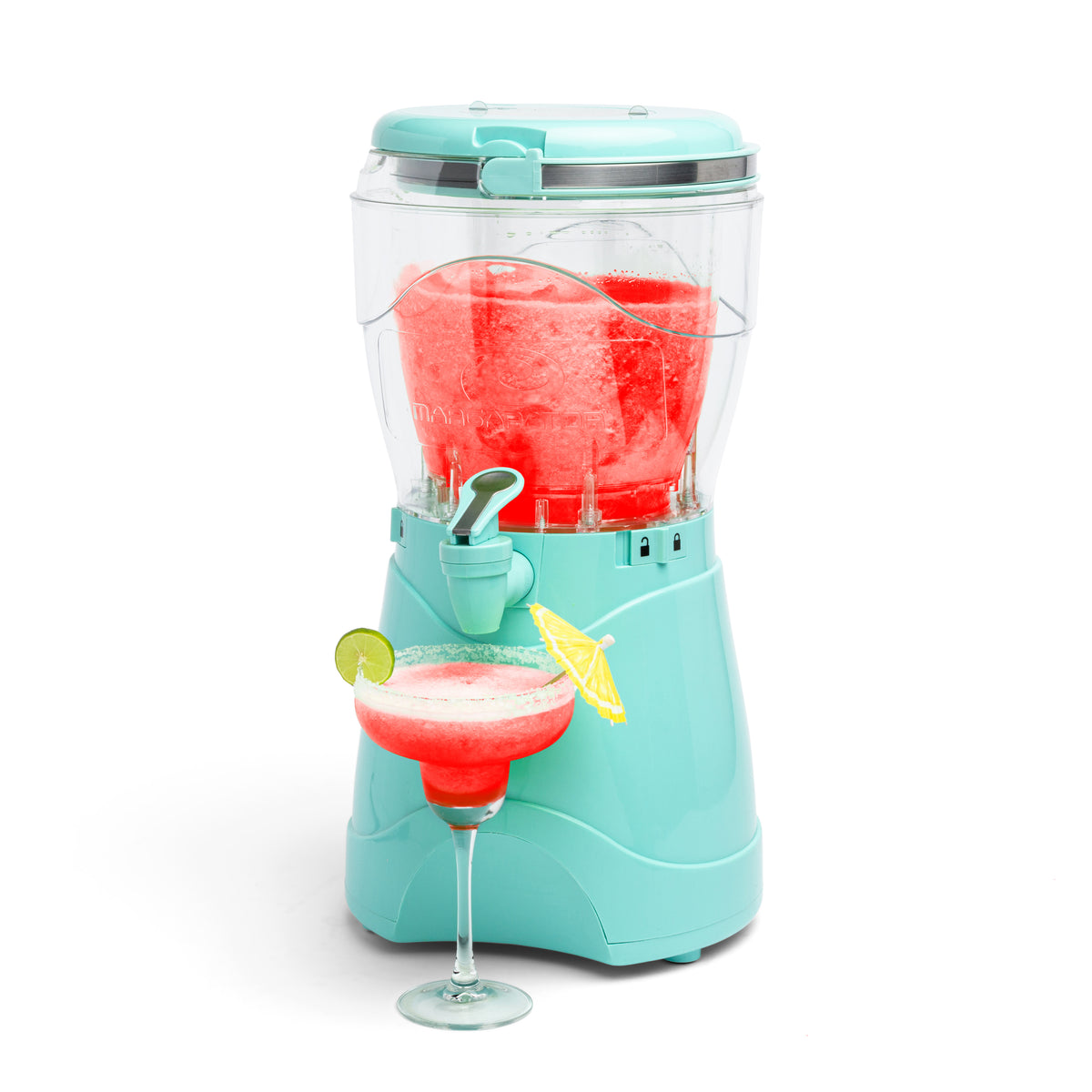Nostalgia Margarita Machine - Blender for Smoothies, Margaritas, Daiquiris,  and Slushies - Red - 64-Ounce