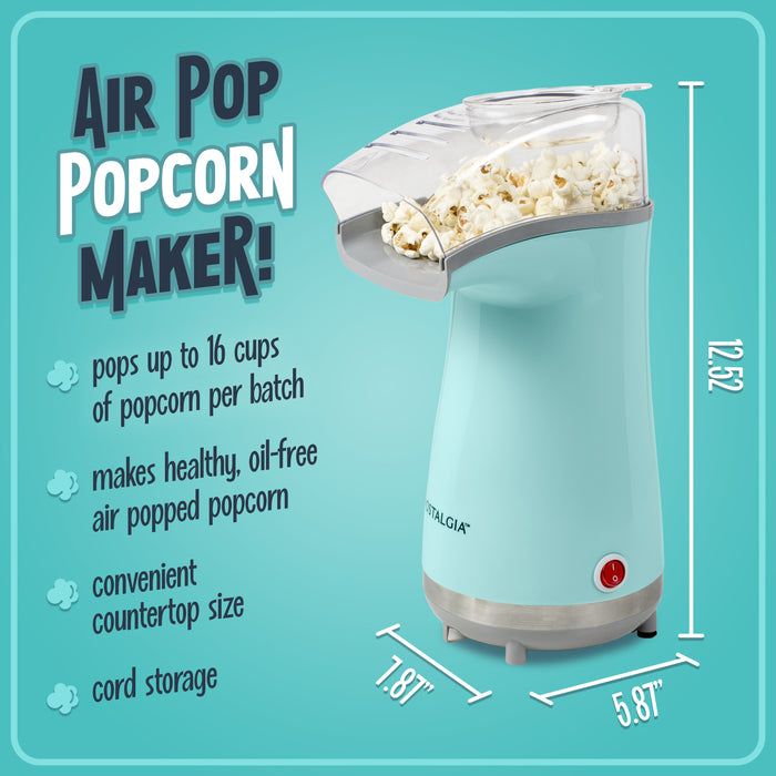 Air-Pop Popcorn Maker, Aqua