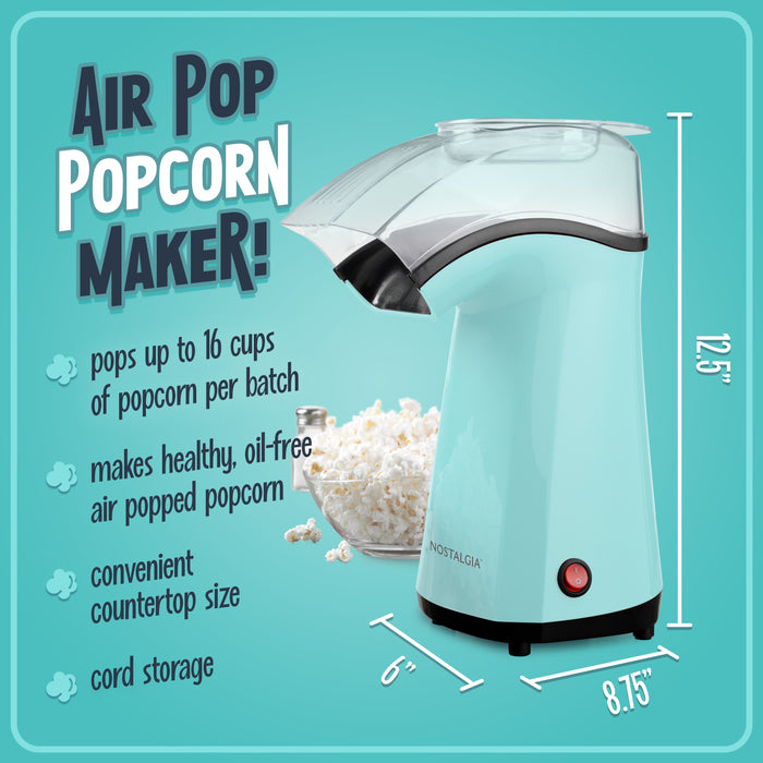 Air-Pop Popcorn Maker, Aqua