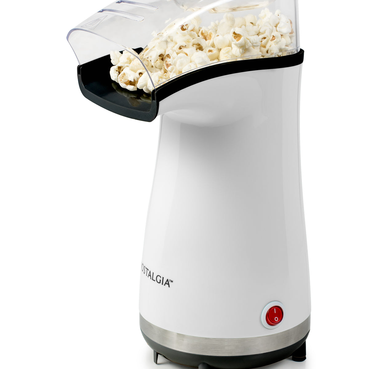エアレジ POP WHT JP Air-Pop Popcorn Maker, White — Nostalgia Products