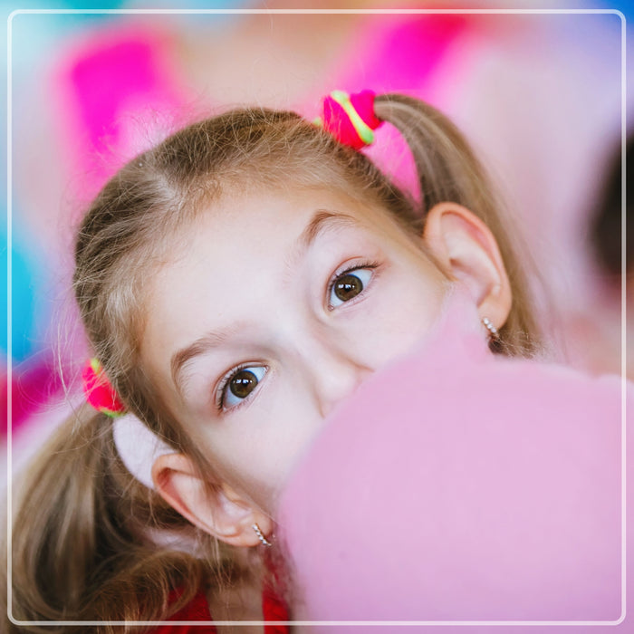 Nostalgia Cotton Candy Flossing Sugar - Grape, Pink Bubble Gum, Orange - 3-Pack