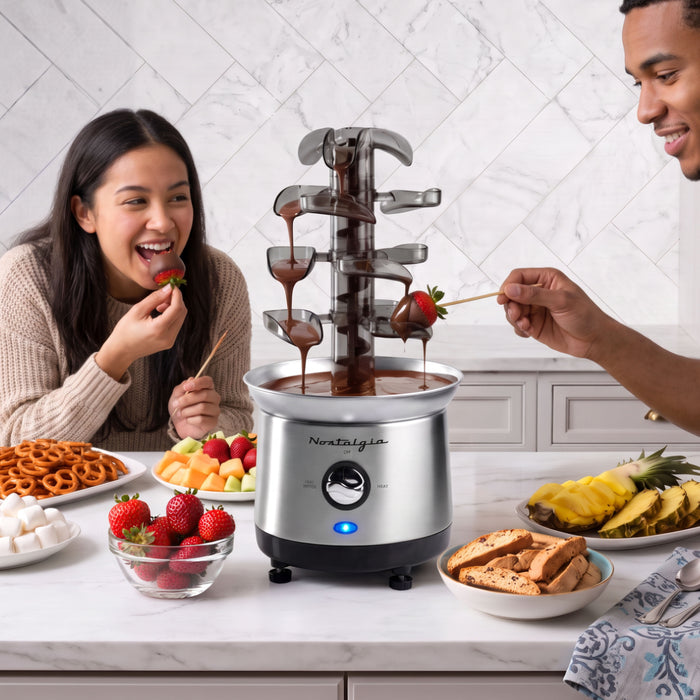 2-Pound Stainless Steel Cascading Fondue Fountain