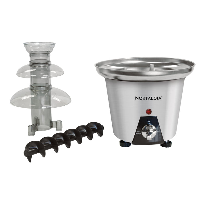 Nostalgia 3-Tier Chocolate Fondue Fountain