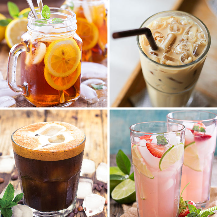 Nostalgia Café' Iced Coffee Maker & Ice Tea Brewer, 3-Quart Cold Nostalgia Café' Iced Coffee Maker & Ice Tea Brewer, 3-Quart Cold