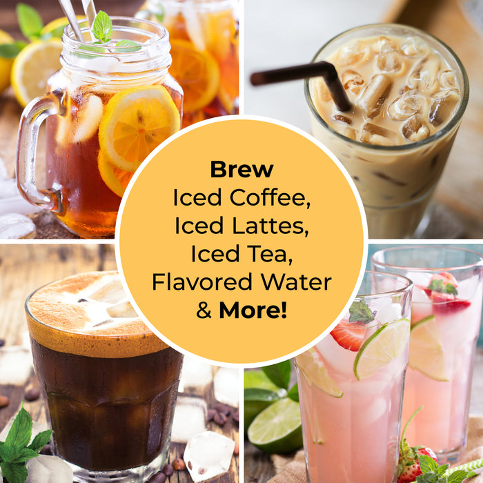 Café' Ice 3-Quart Iced Coffee and Tea Brewing System