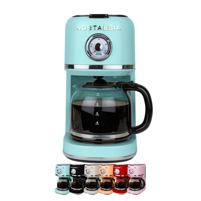Nostalgia Classic Retro 10 Cup Coffee Maker