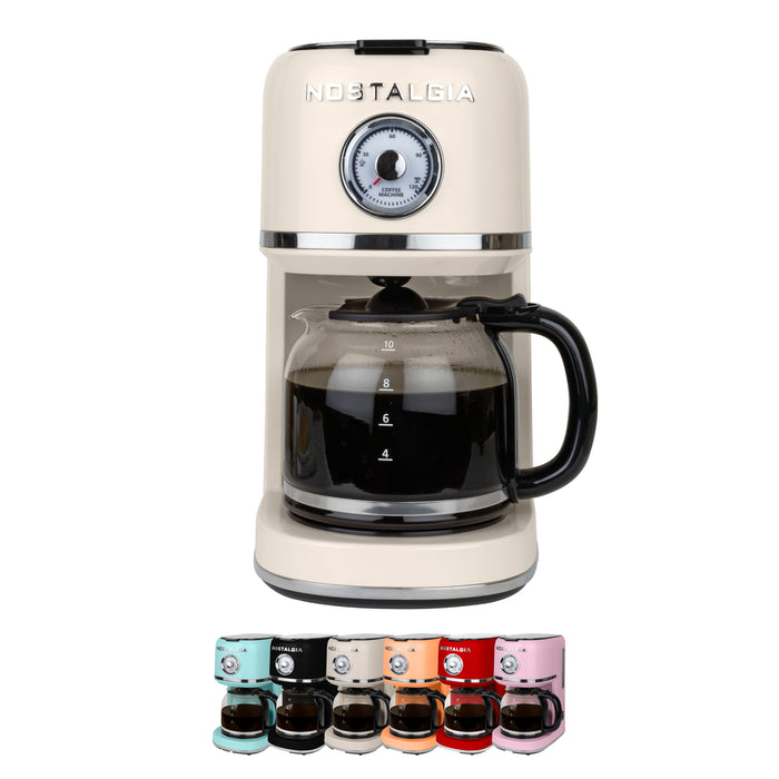 Nostalgia Classic Retro 10 Cup Coffee Maker