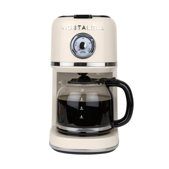 Nostalgia Classic Retro 10 Cup Coffee Maker