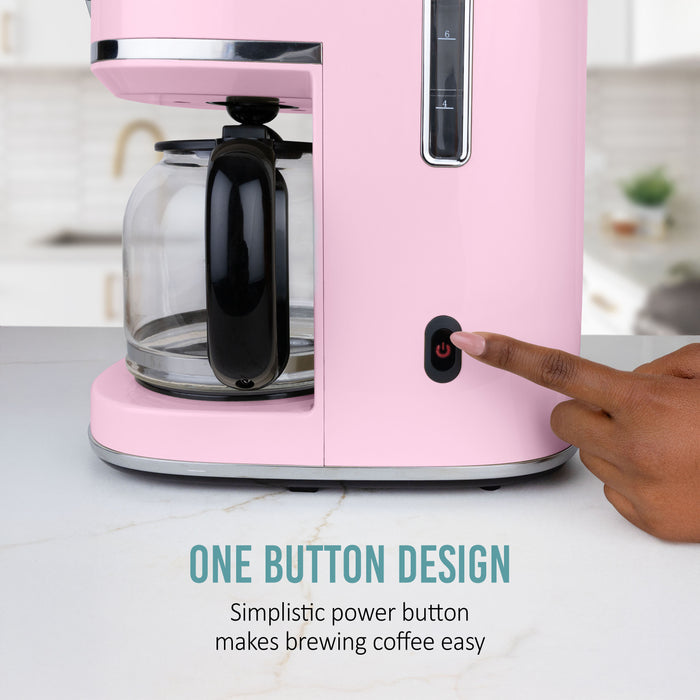 Nostalgia Classic Retro 10 Cup Coffee Maker